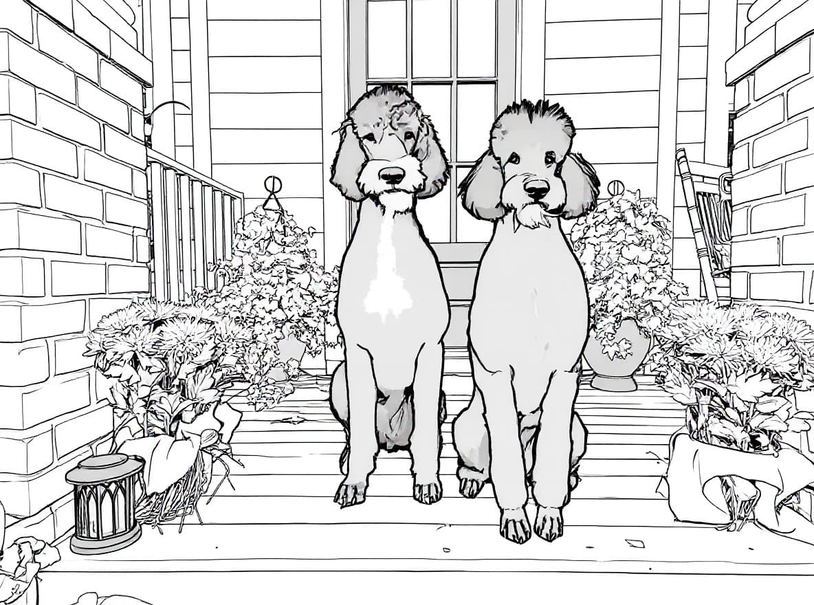 Transform image to line-art art style