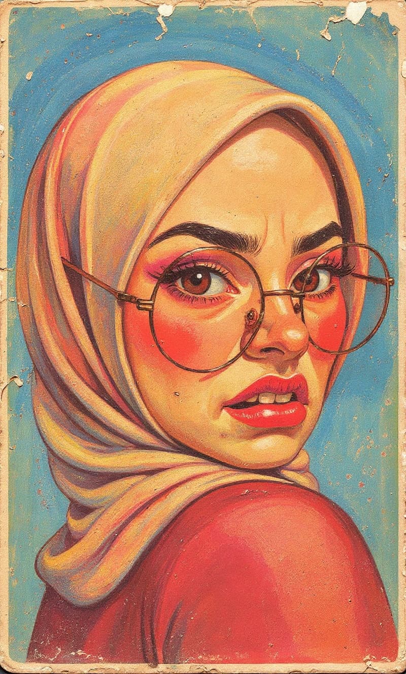 Transform image to vintage art style