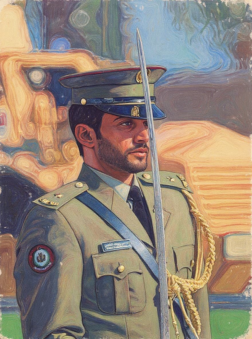 Transform image to vintage art style