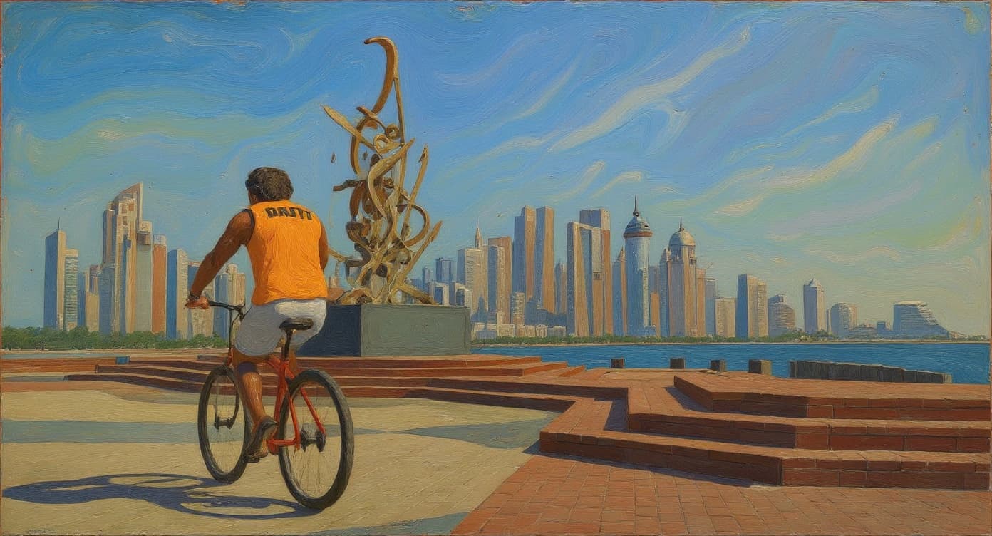 Transform image to sculpture art style