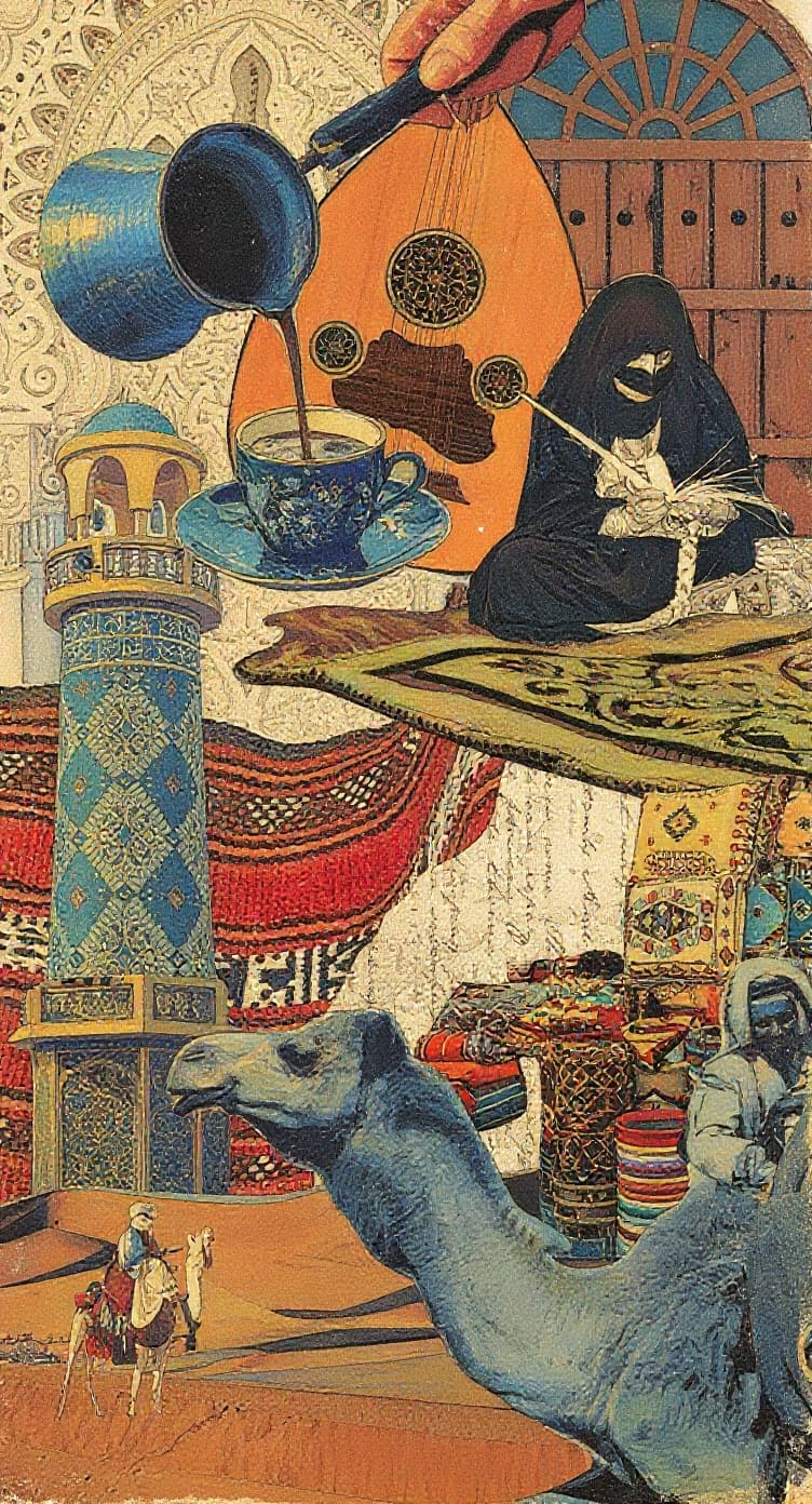 Transform image to vintage art style