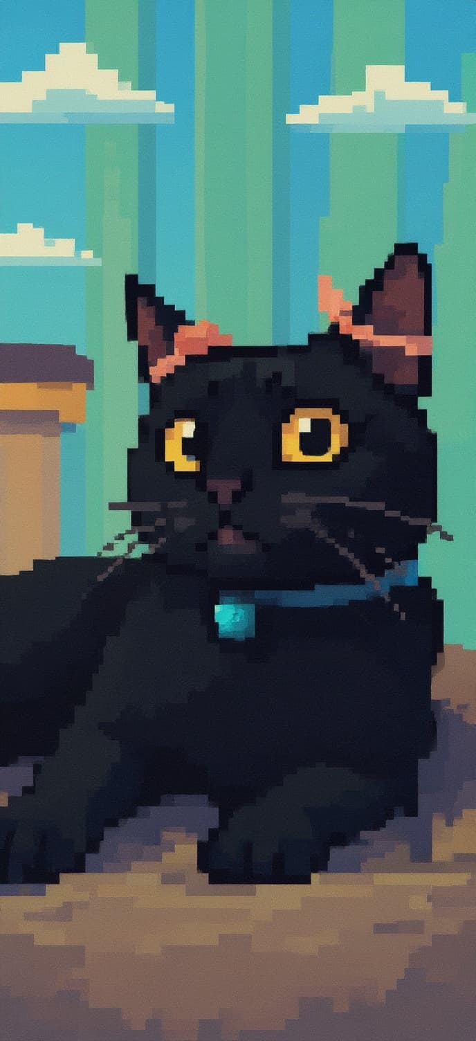 Transform image to pixel-art art style