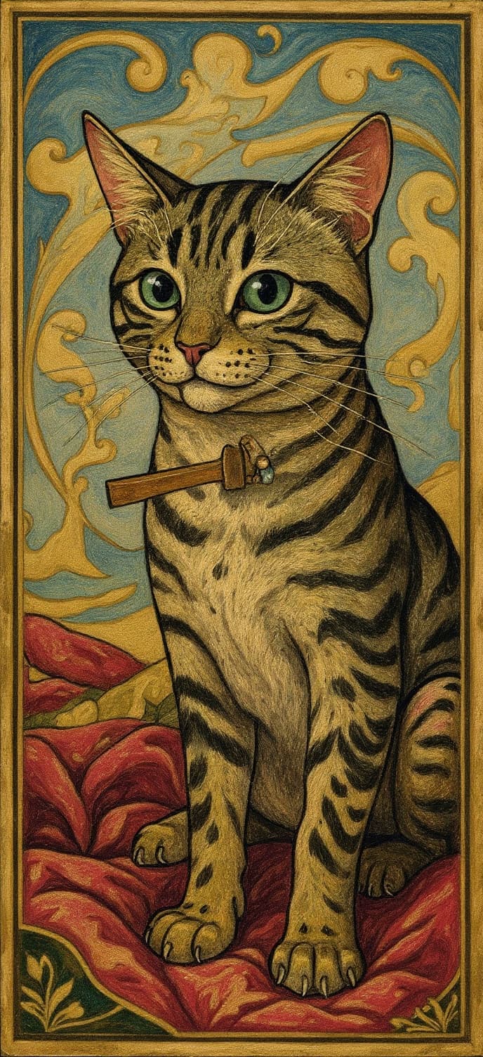 Transform image to art-nouveau art style