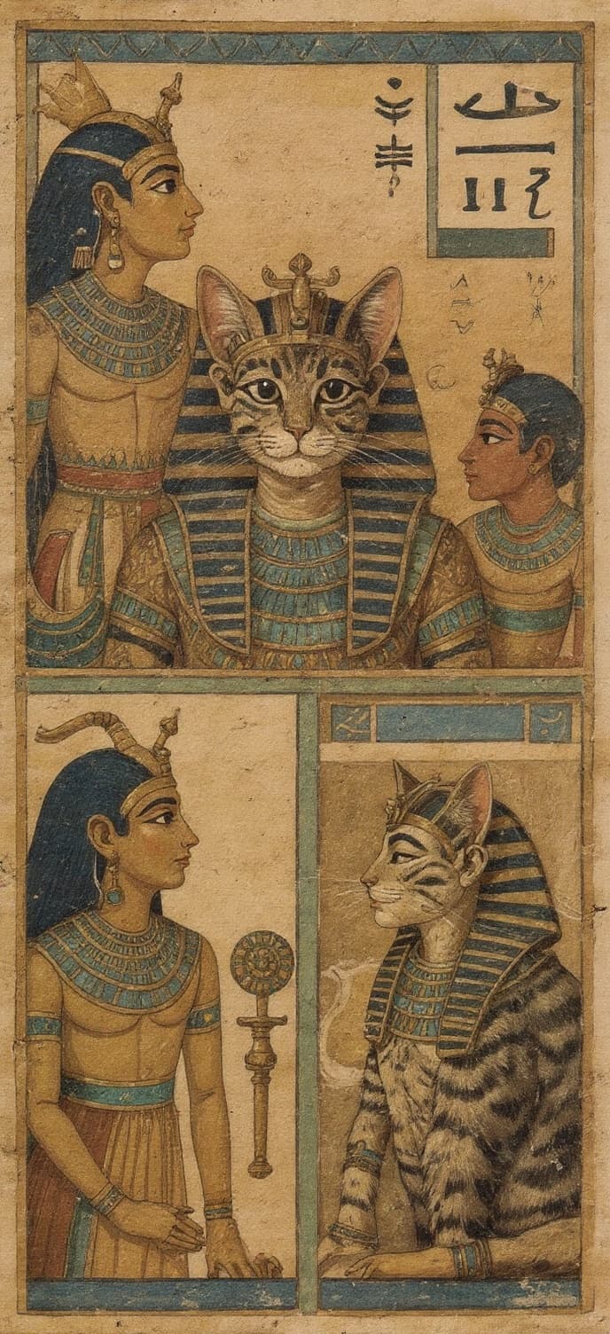Transform image to egyptian art style