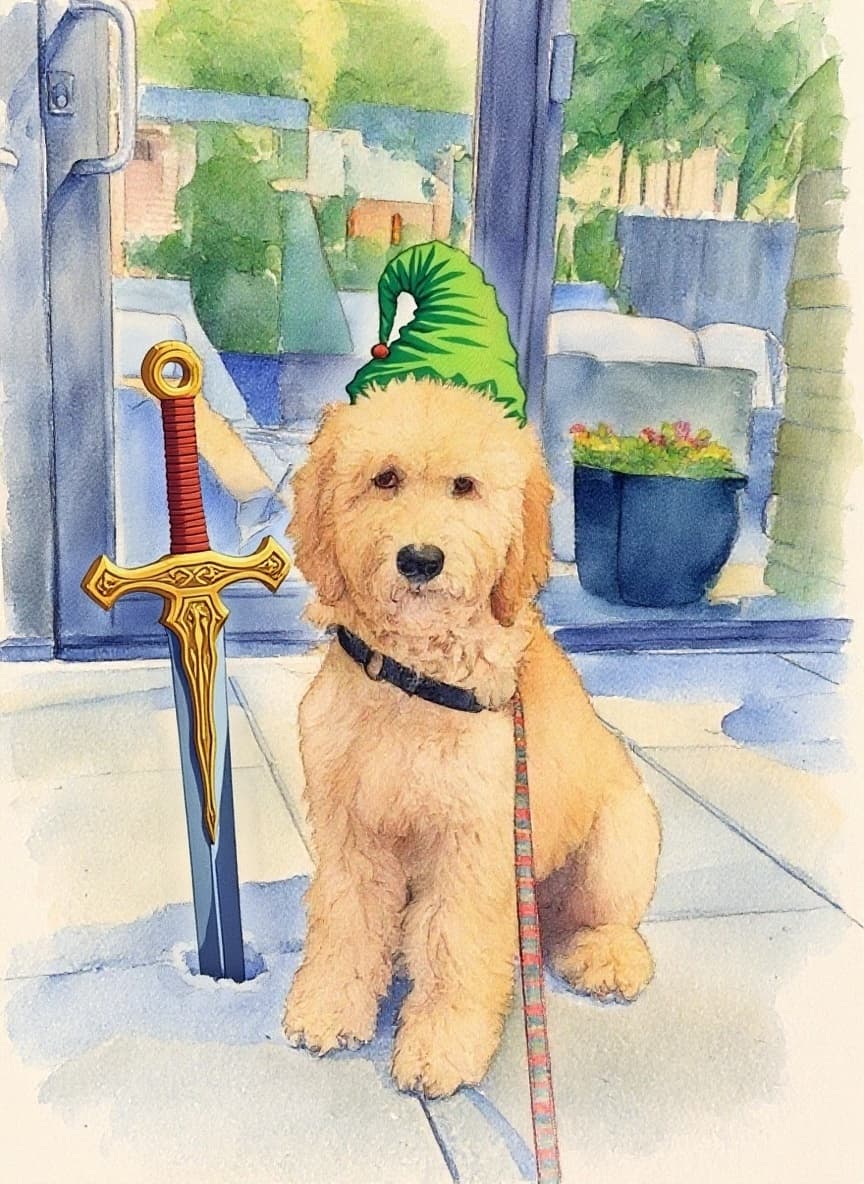 Transform image to watercolor art style