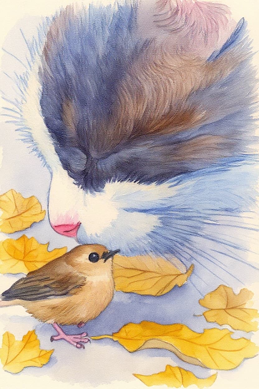 Transform image to watercolor art style