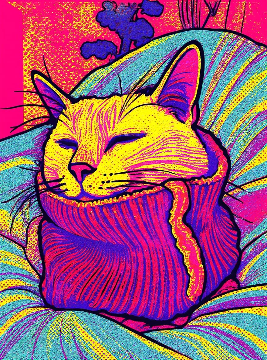 Transform image to pop-art art style