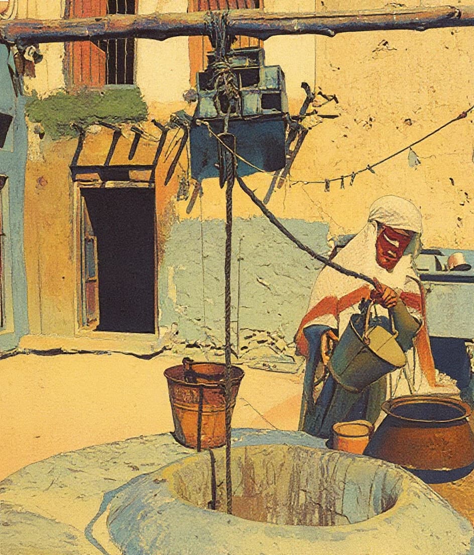 Transform image to vintage art style