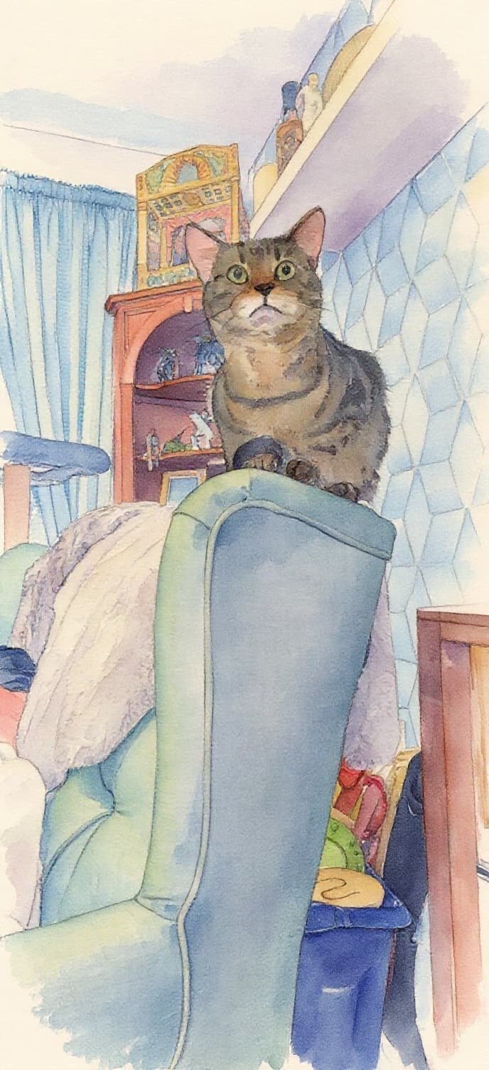 Transform image to watercolor art style