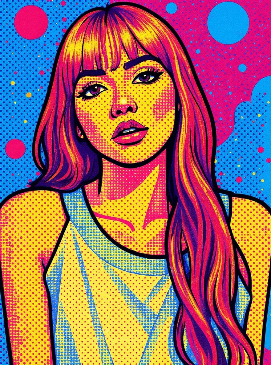 Transform image to pop-art art style