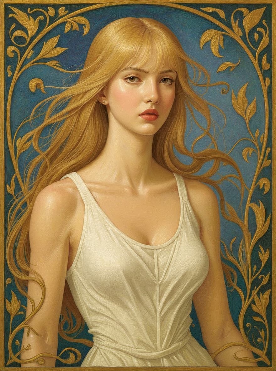Transform image to art-nouveau art style