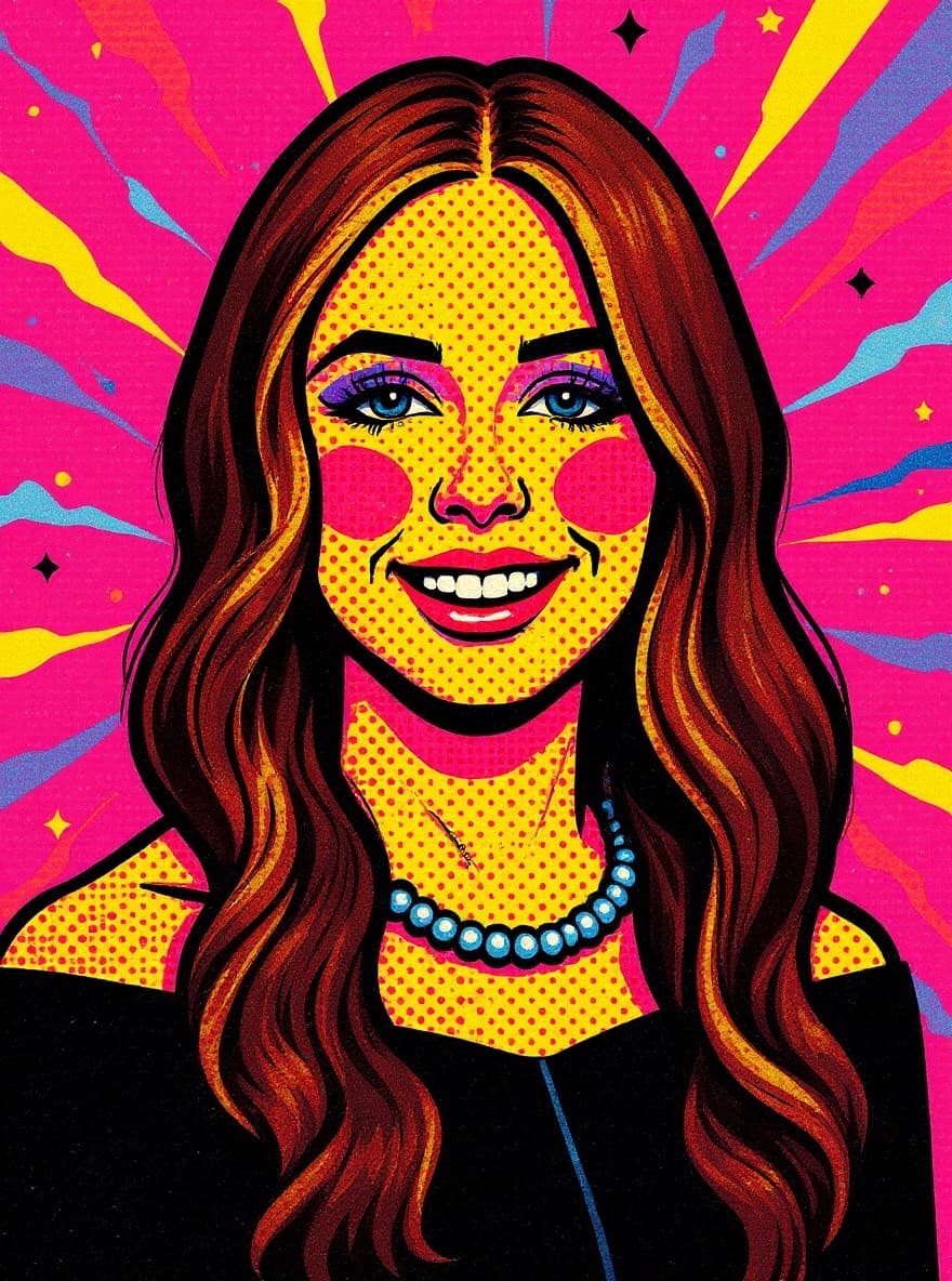 Transform image to pop-art art style