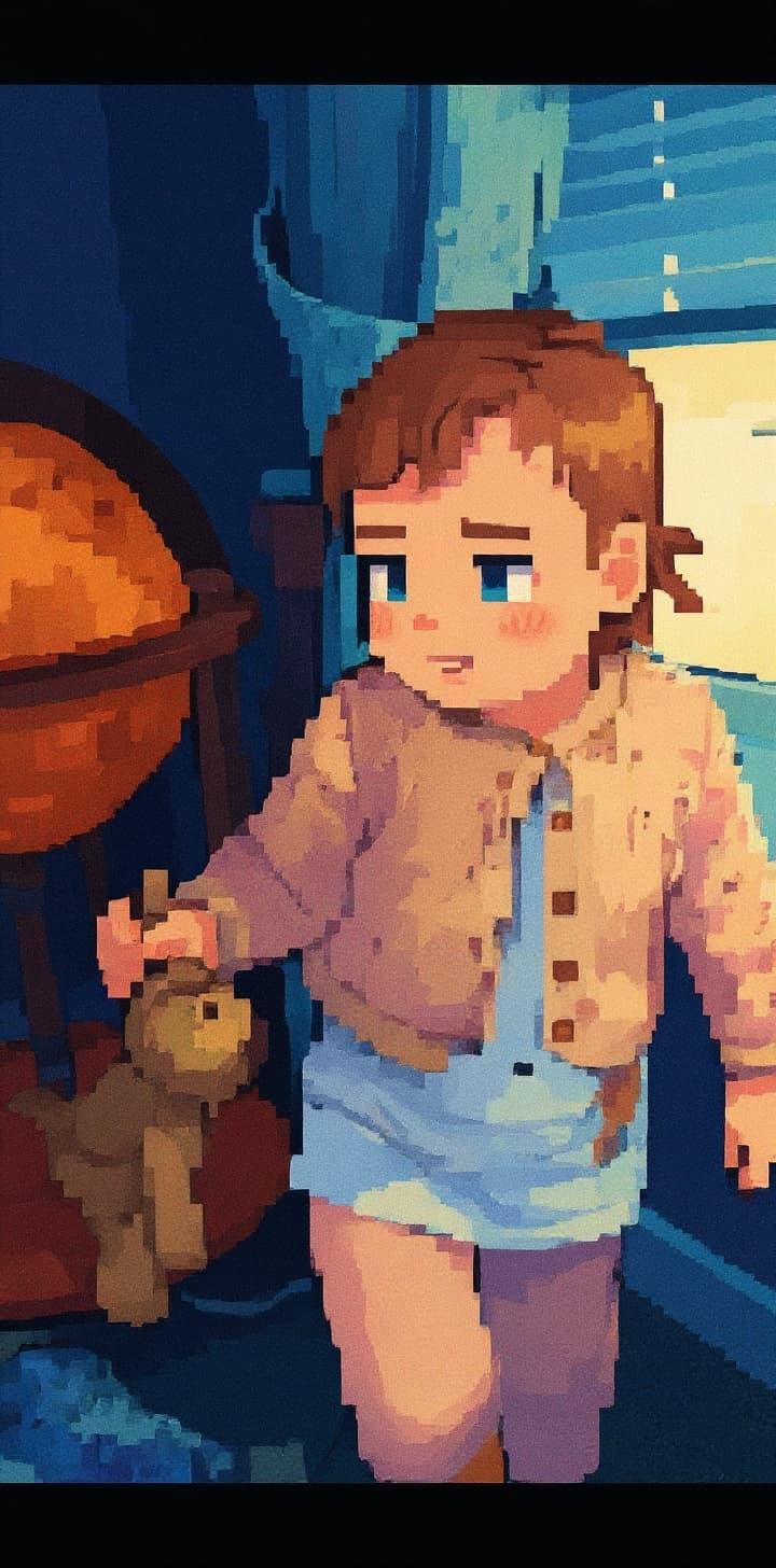 Transform image to pixel-art art style