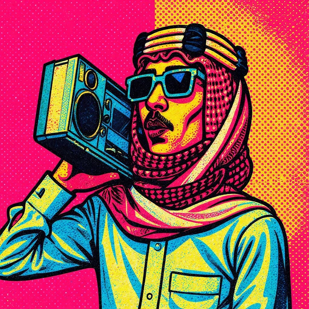 Transform image to pop-art art style