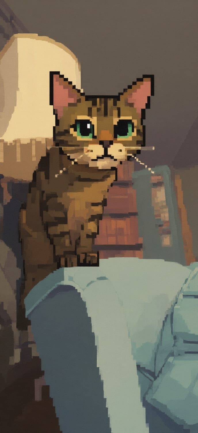 Transform image to pixel-art art style