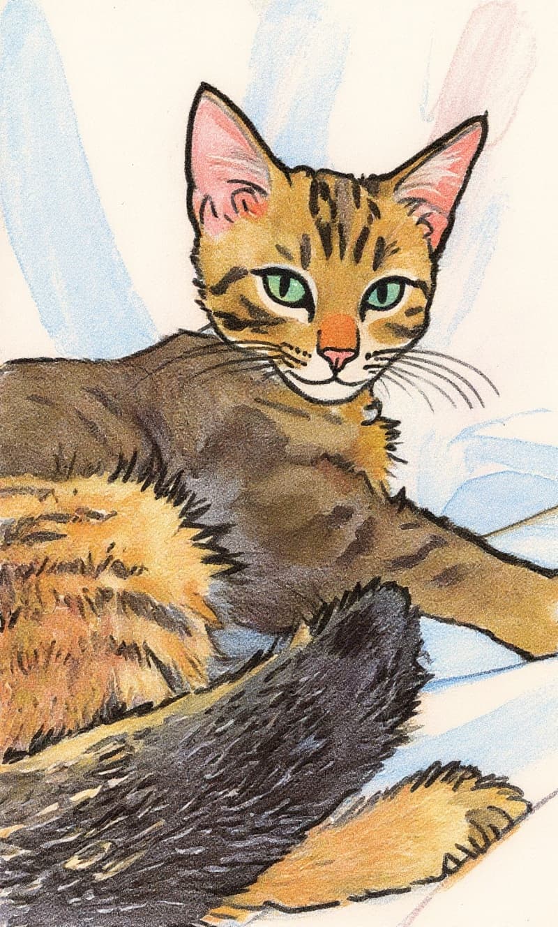 Transform image to line-art art style