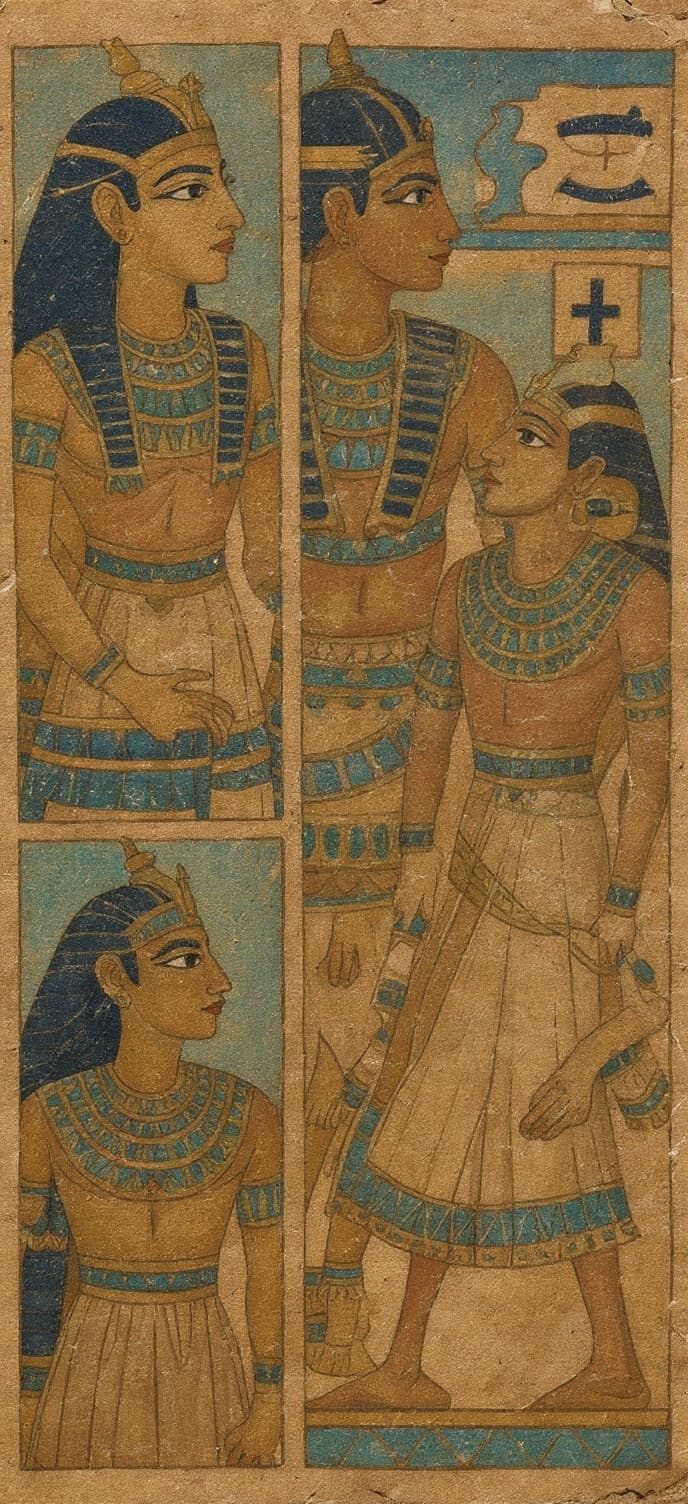 Transform image to egyptian art style
