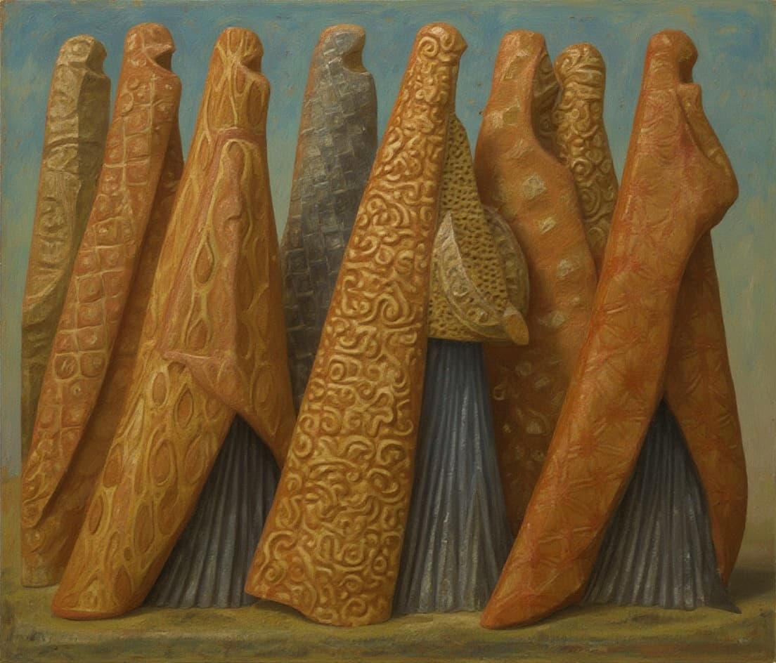 Transform image to sculpture art style
