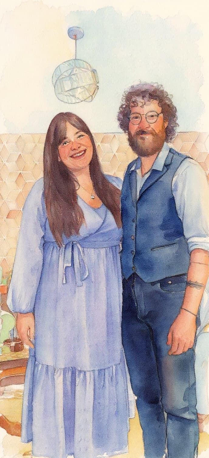 Transform image to watercolor art style
