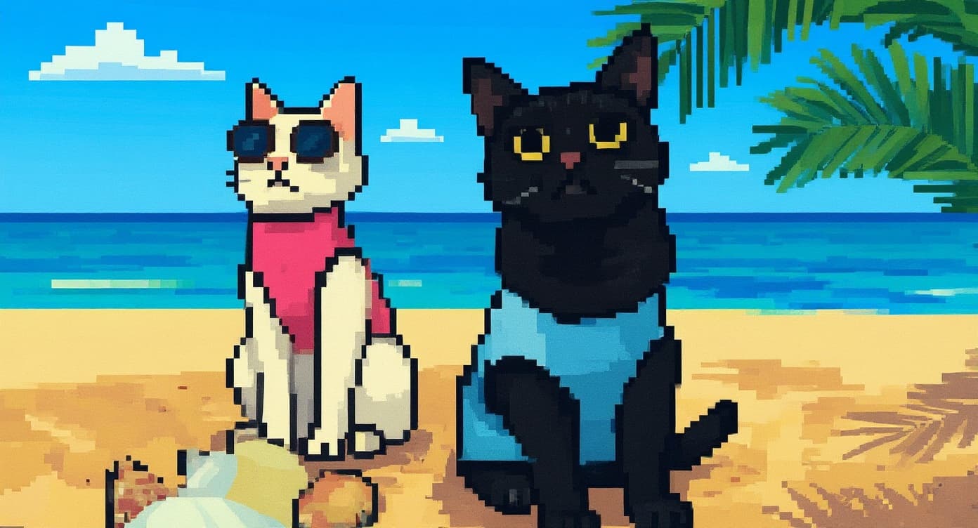 Transform image to pixel-art art style
