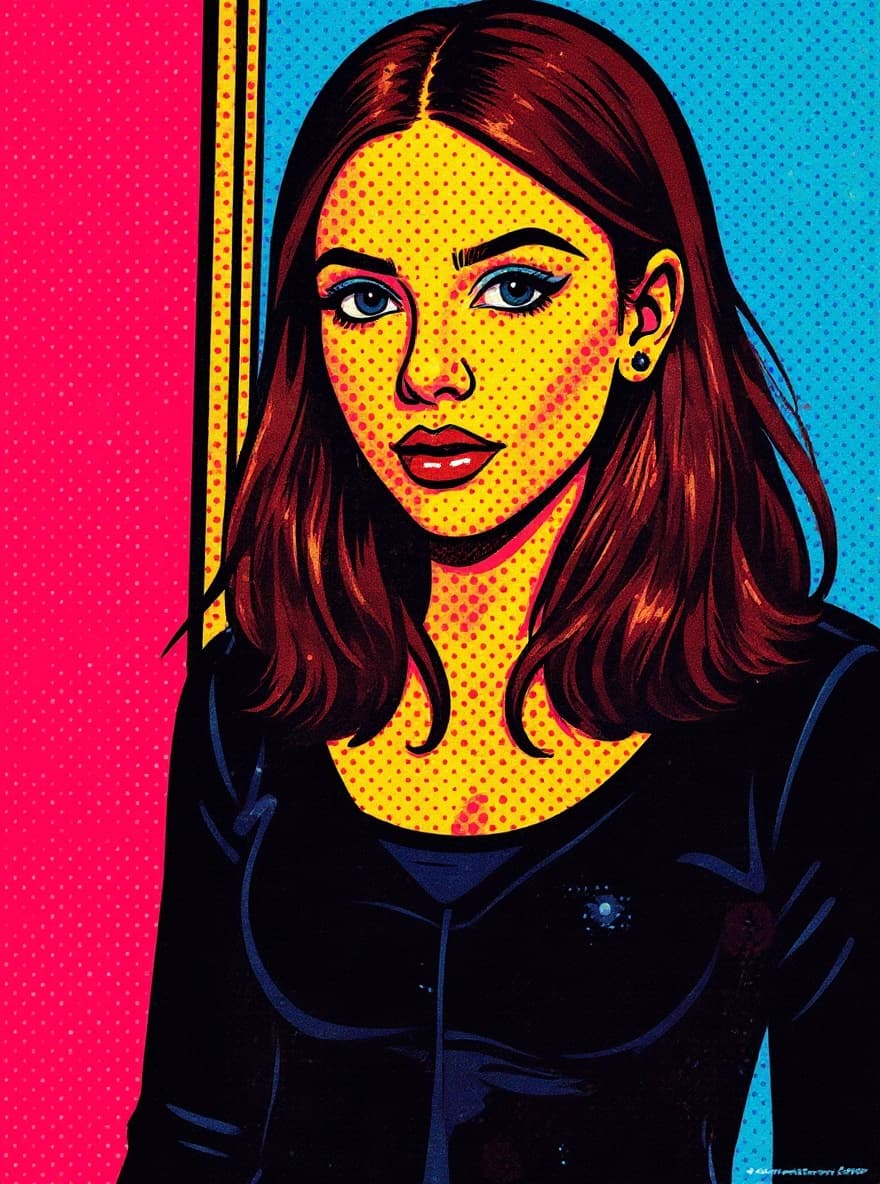 Transform image to pop-art art style