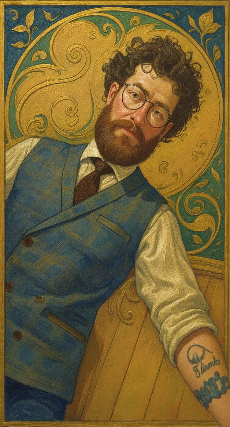 Transform image to art-nouveau art style