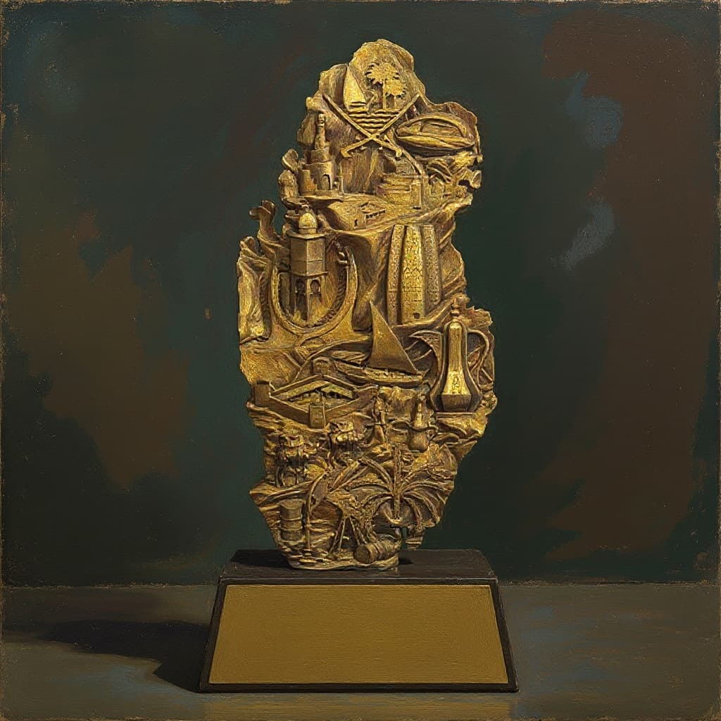 Transform image to sculpture art style