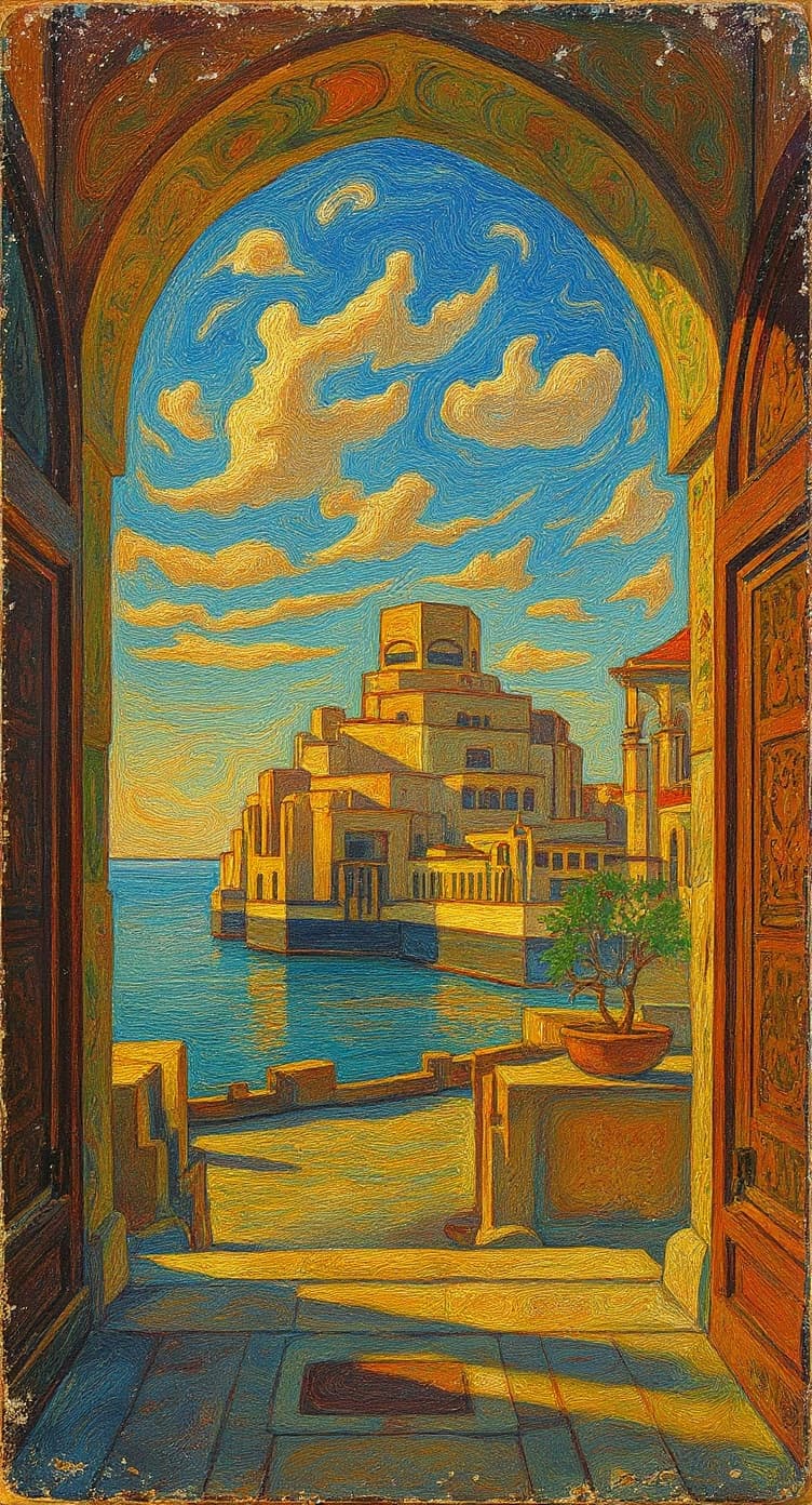 Transform image to vintage art style