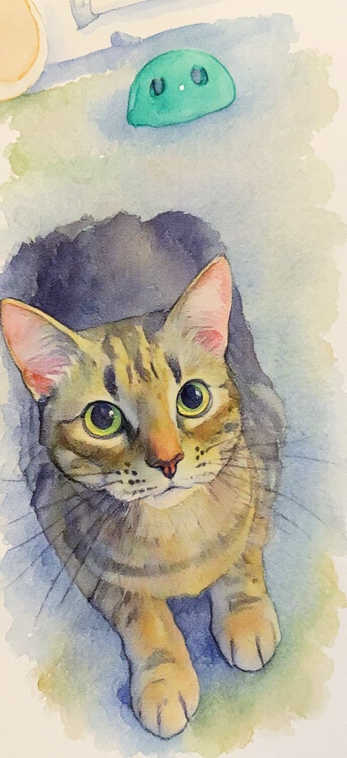 Transform image to watercolor art style