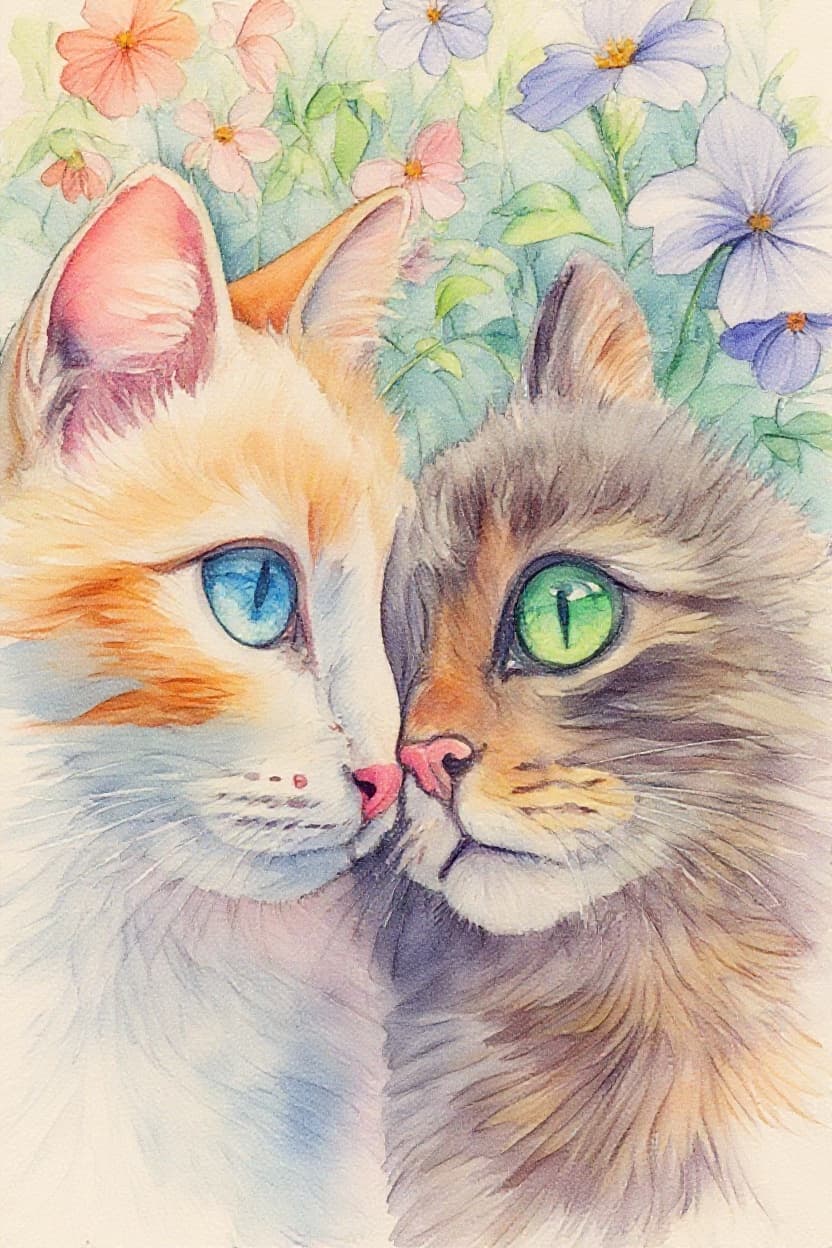 Transform image to watercolor art style