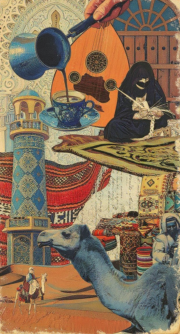 Transform image to vintage art style