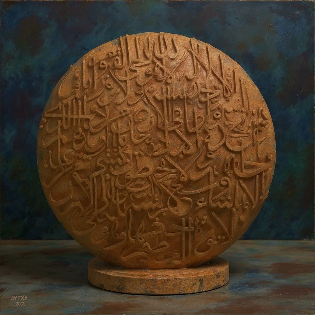 Transform image to sculpture art style