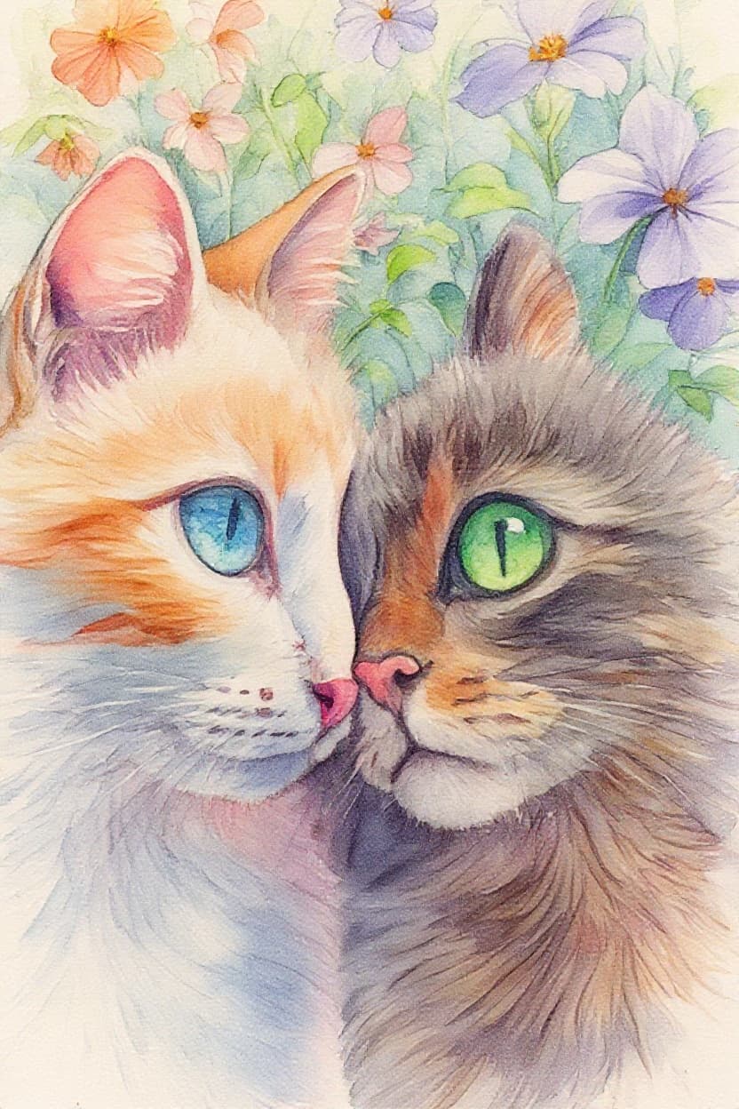 Transform image to watercolor art style
