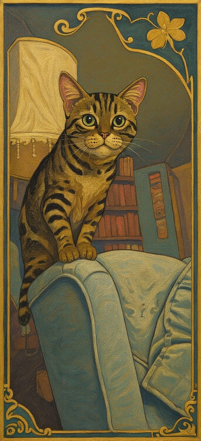 Transform image to art-nouveau art style
