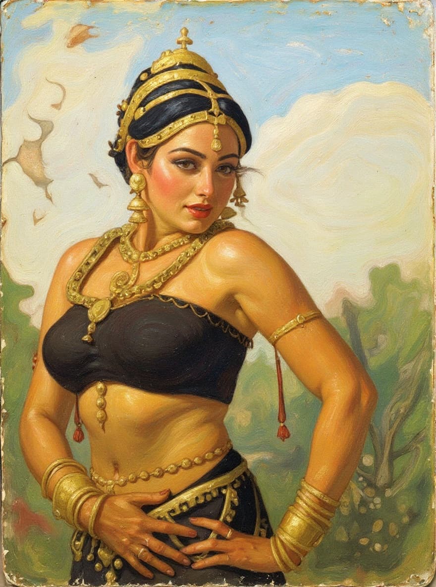 Transform image to vintage art style