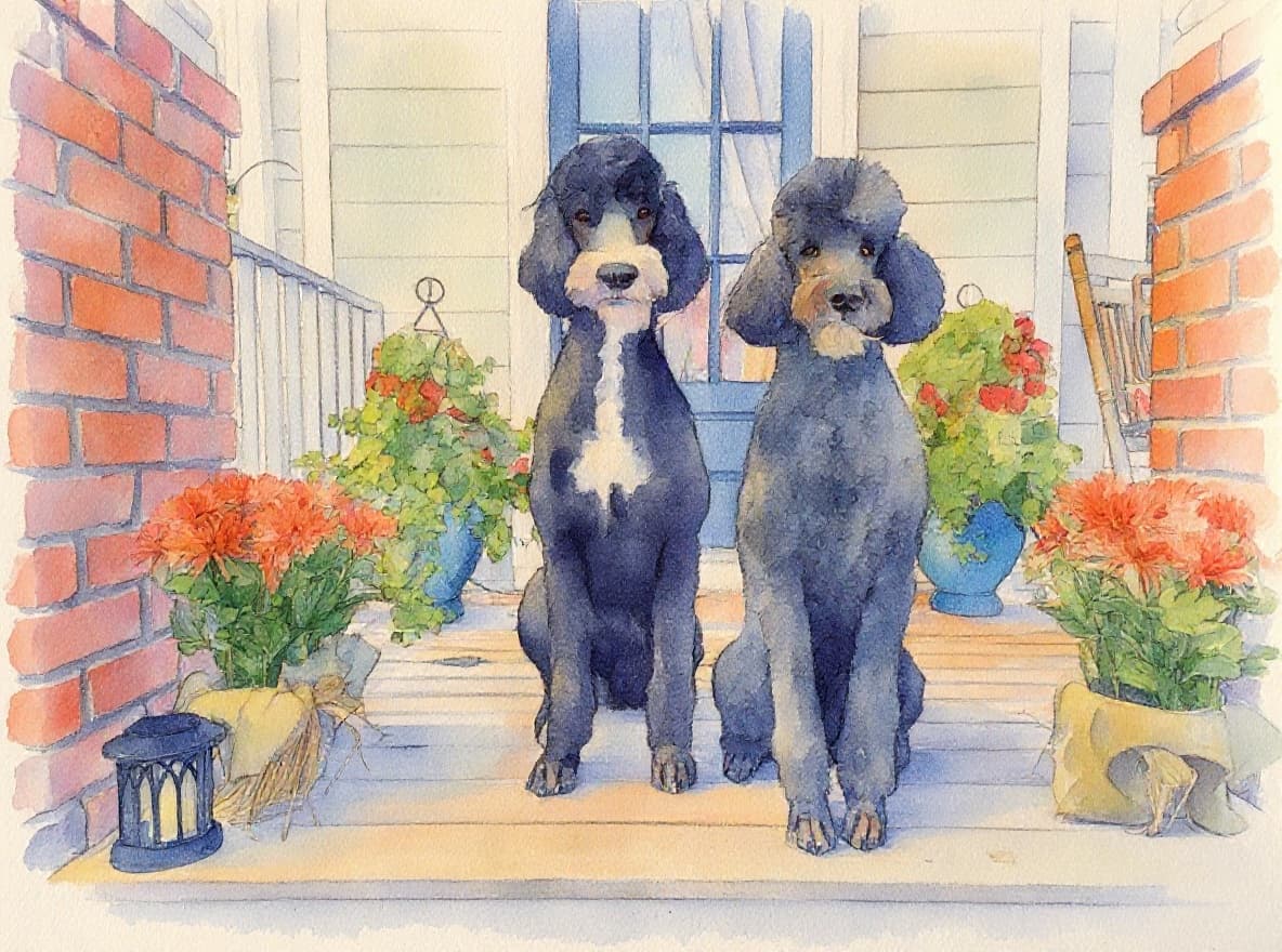 Transform image to watercolor art style