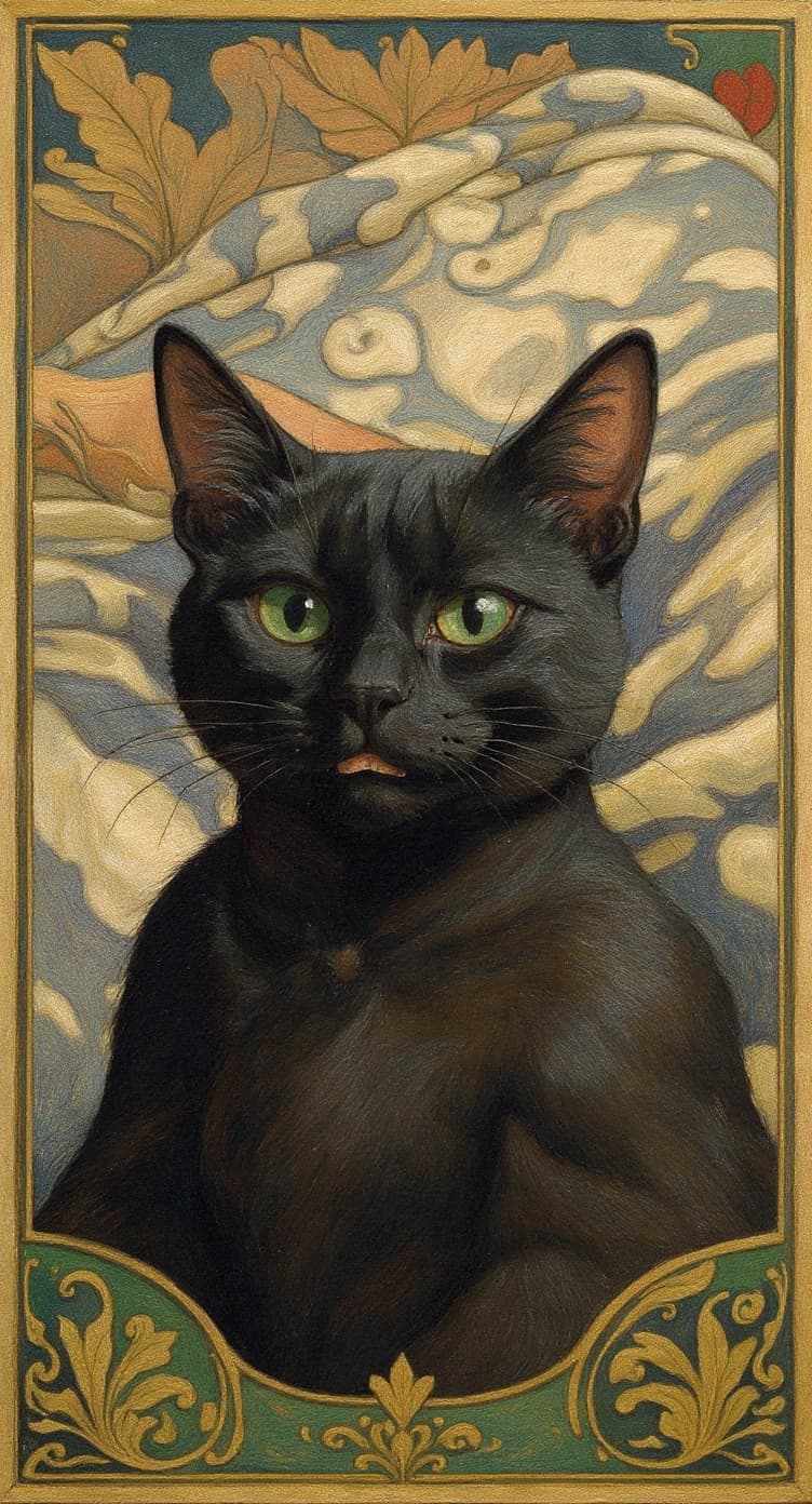 Transform image to art-nouveau art style
