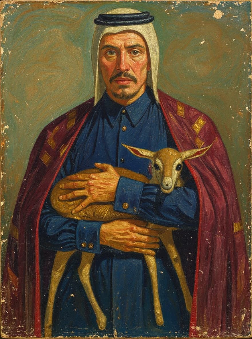 Transform image to vintage art style