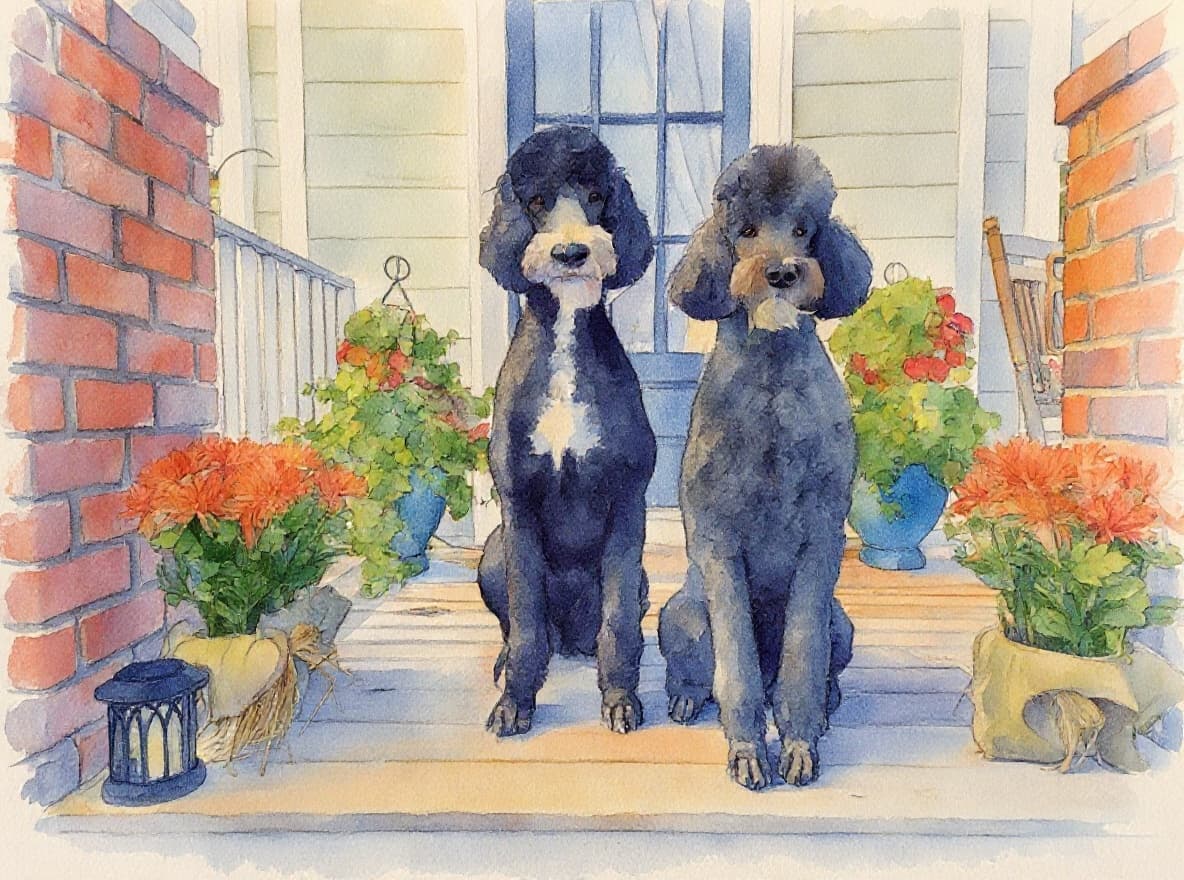 Transform image to watercolor art style