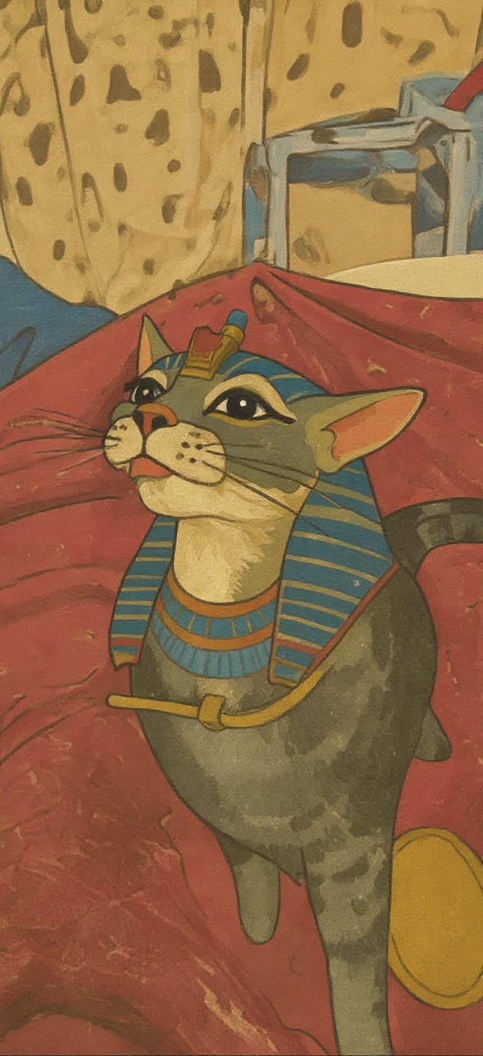 Transform image to egyptian art style