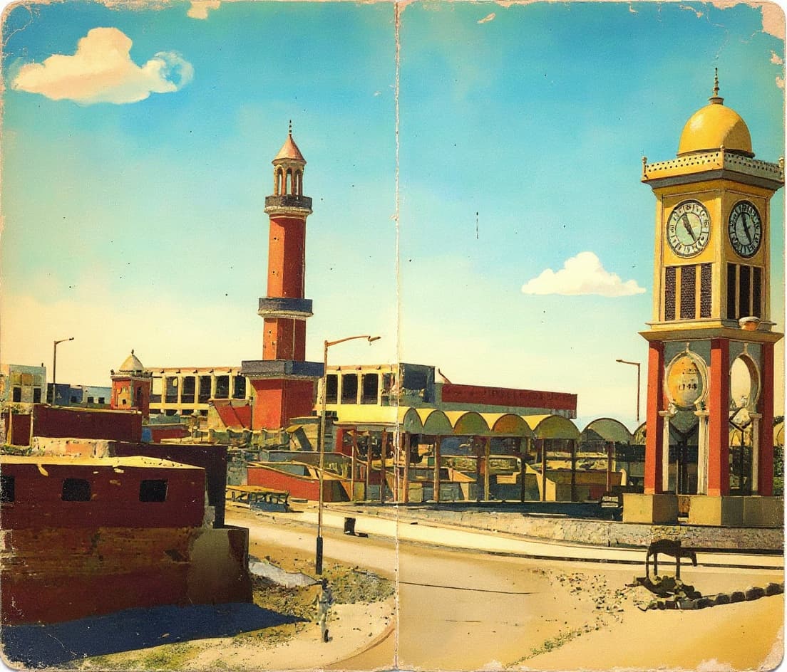 Transform image to vintage art style