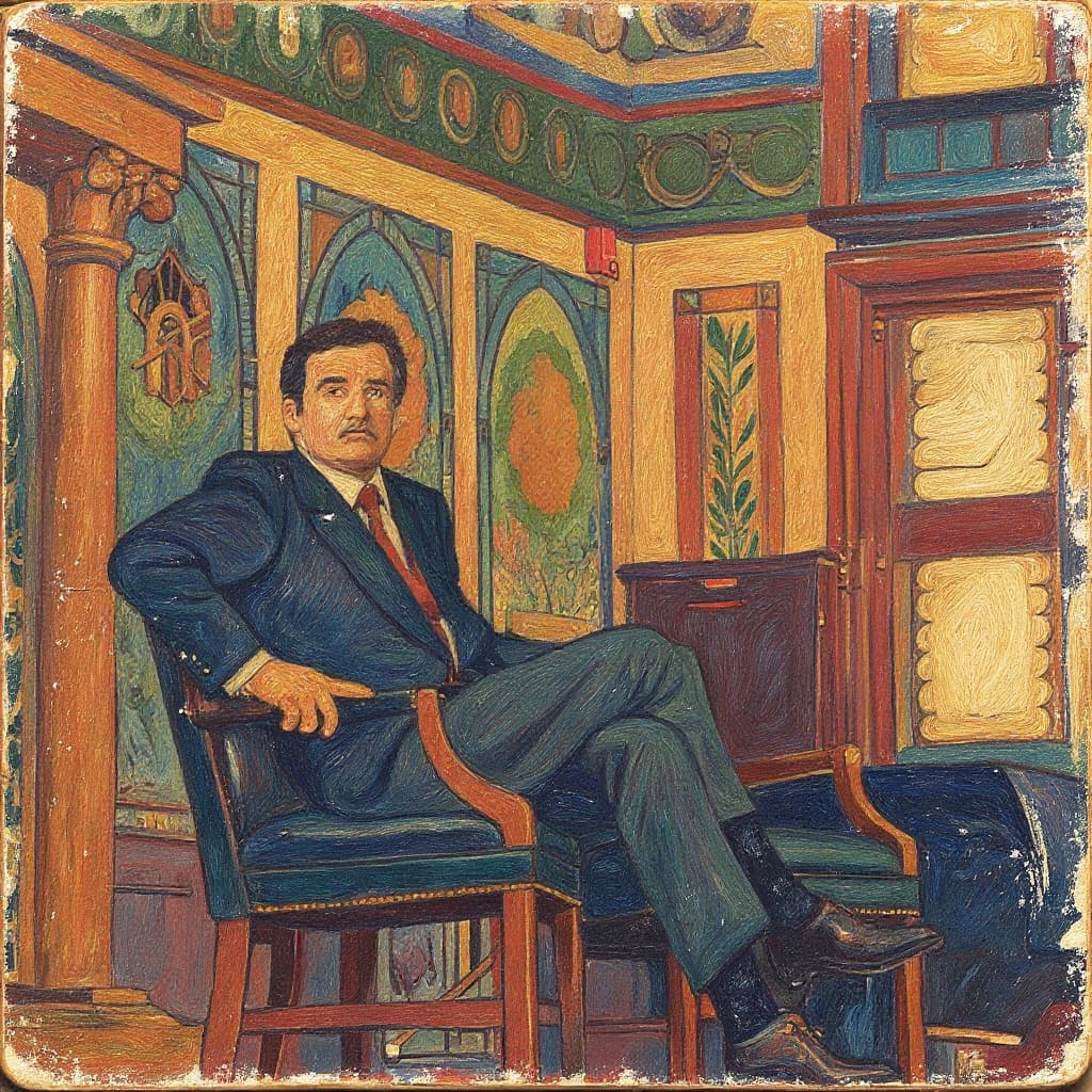 Transform image to vintage art style