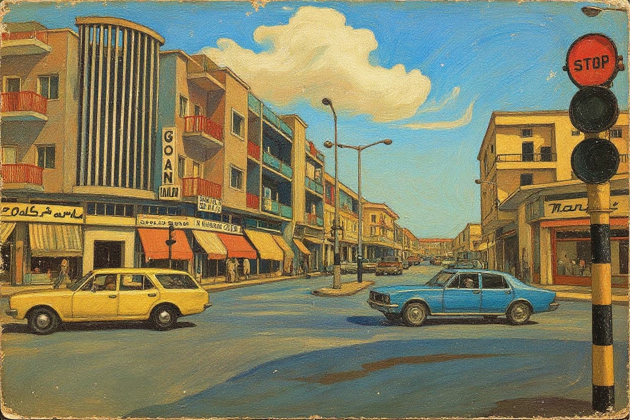 Transform image to vintage art style