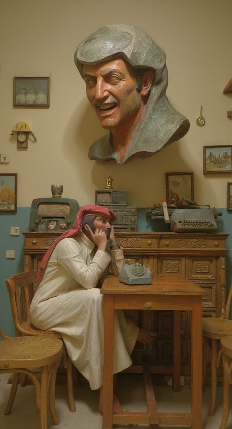 Transform image to sculpture art style