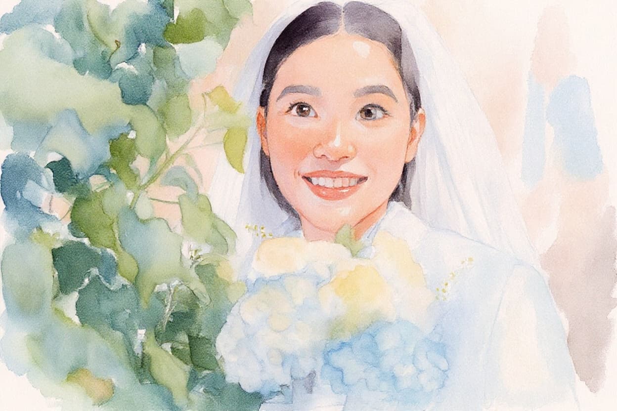 Transform image to watercolor art style