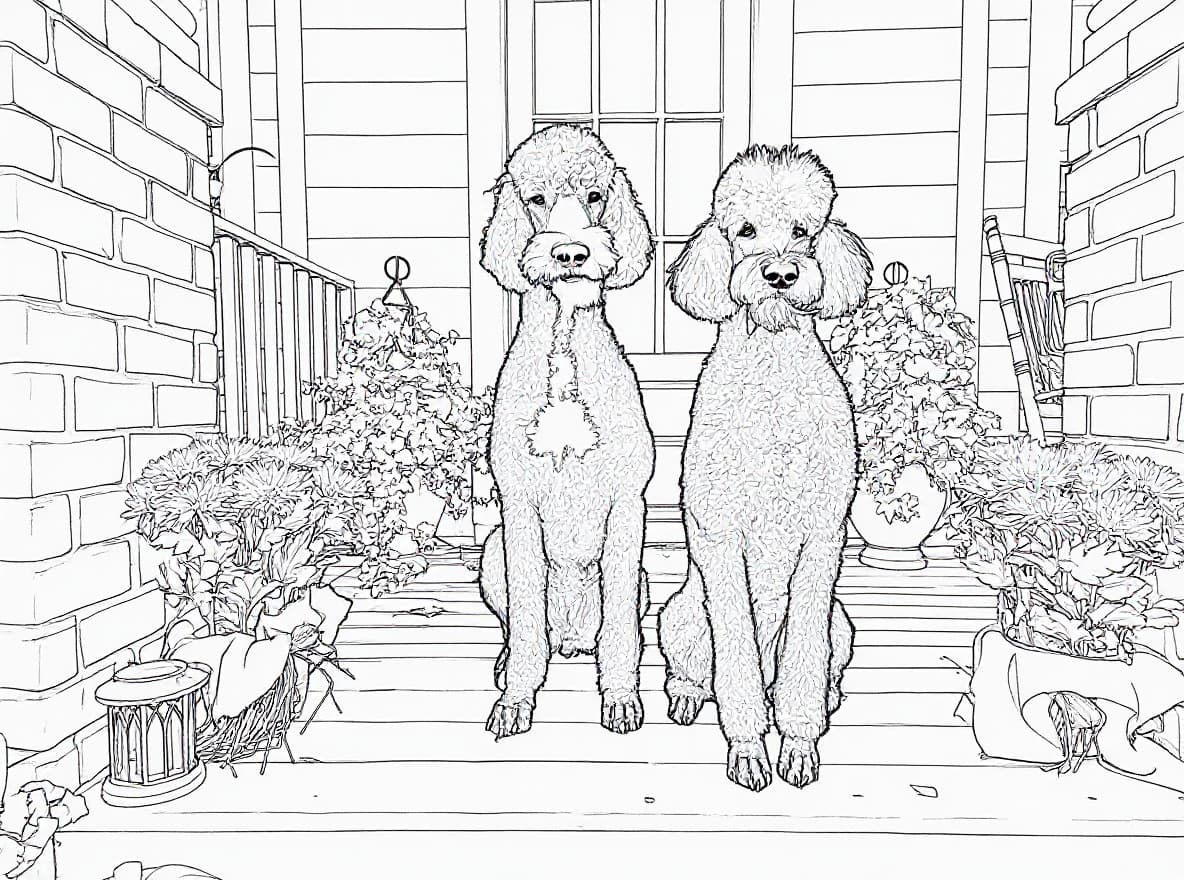 Transform image to line-art art style