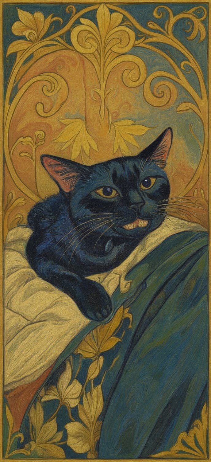 Transform image to art-nouveau art style