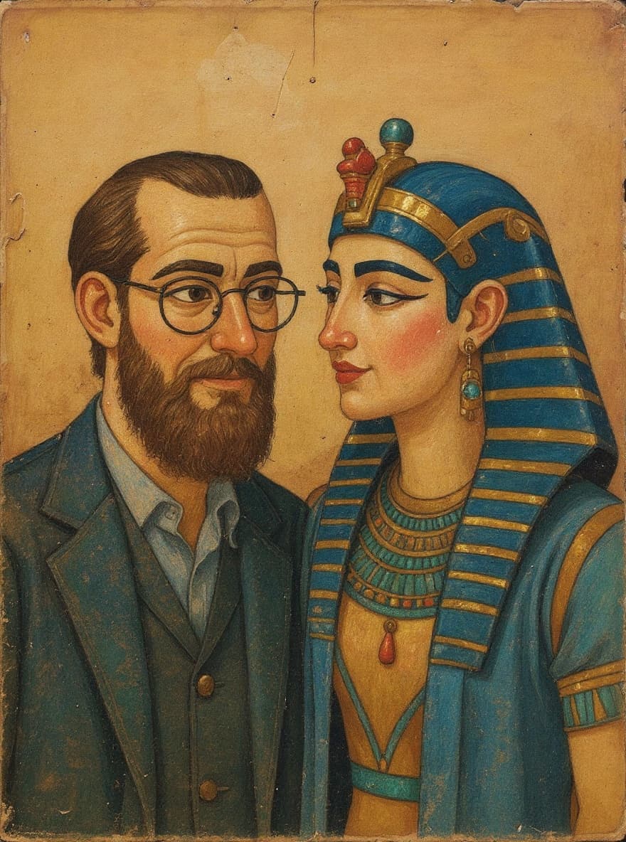 Transform image to egyptian art style
