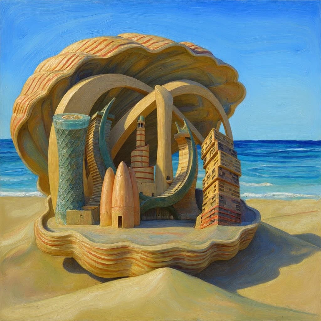 Transform image to sculpture art style