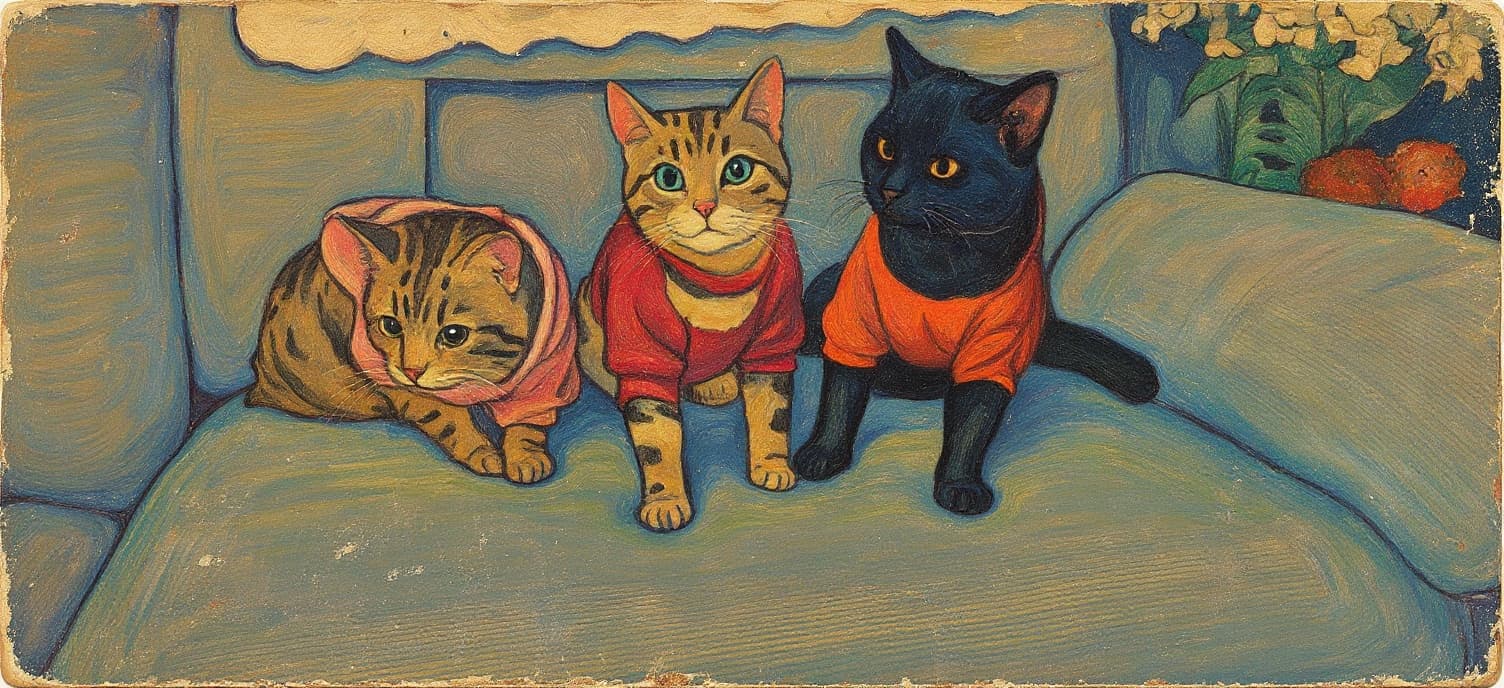 Transform image to vintage art style